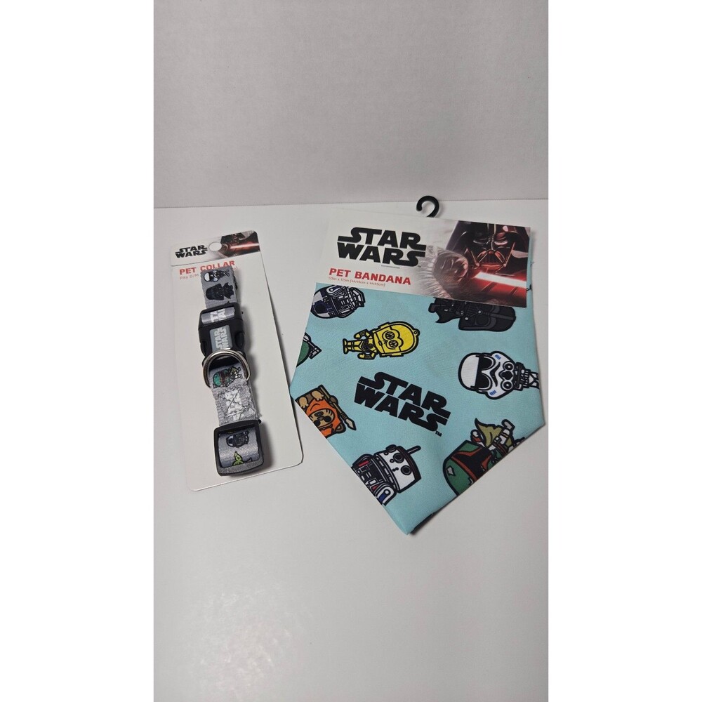 Star Wars dog collar and bandana -M